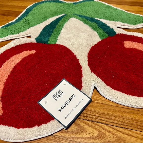 Retro Cherry Shaped Area Rug - Picture 2 of 4